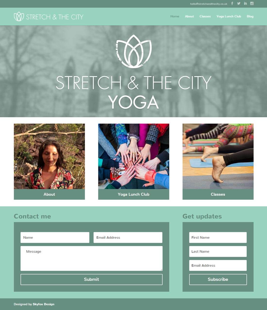 Stretch and the City Website